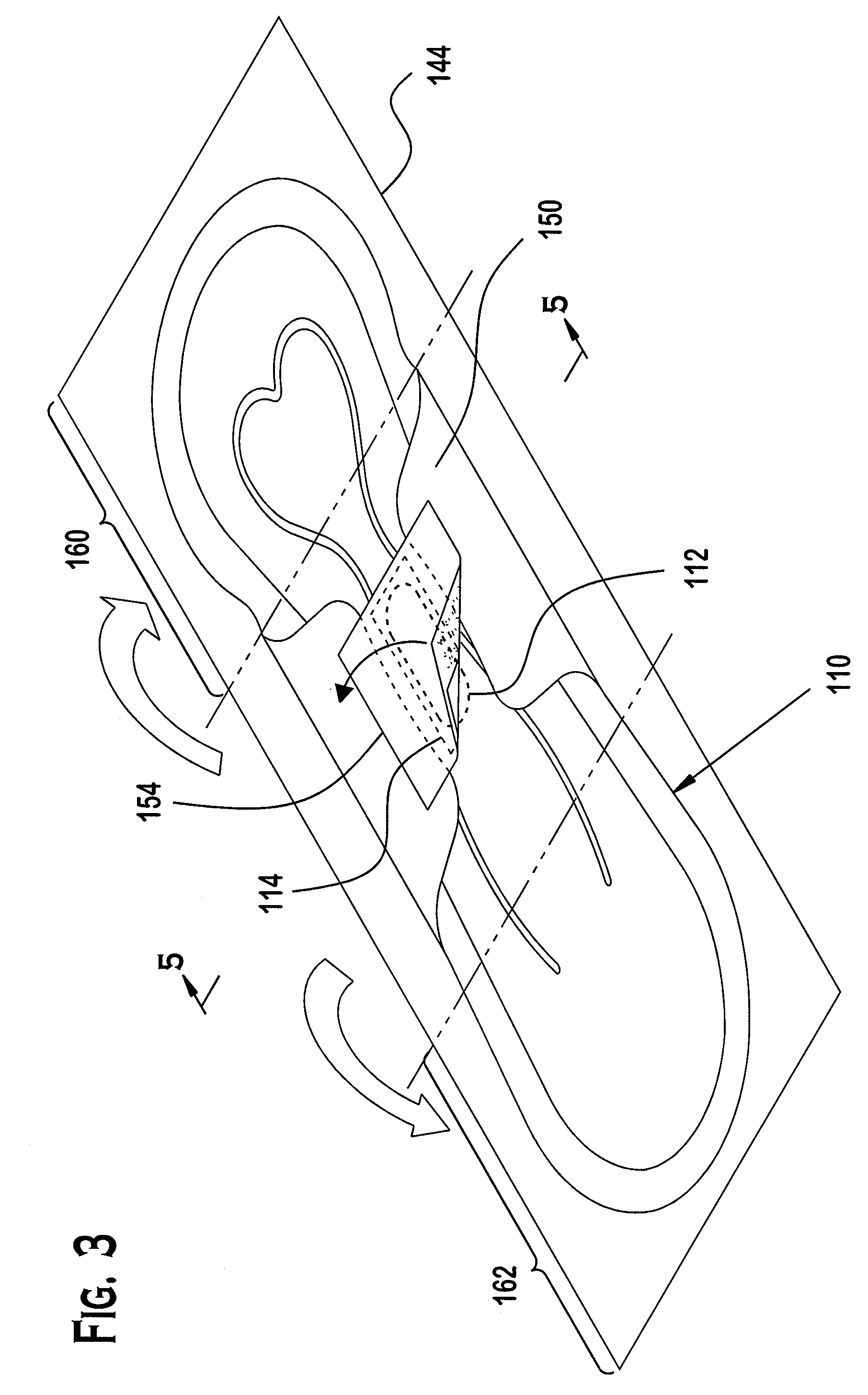 Opening system for absorbent articles