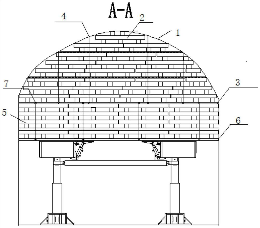 Integral laying method for artificial roof