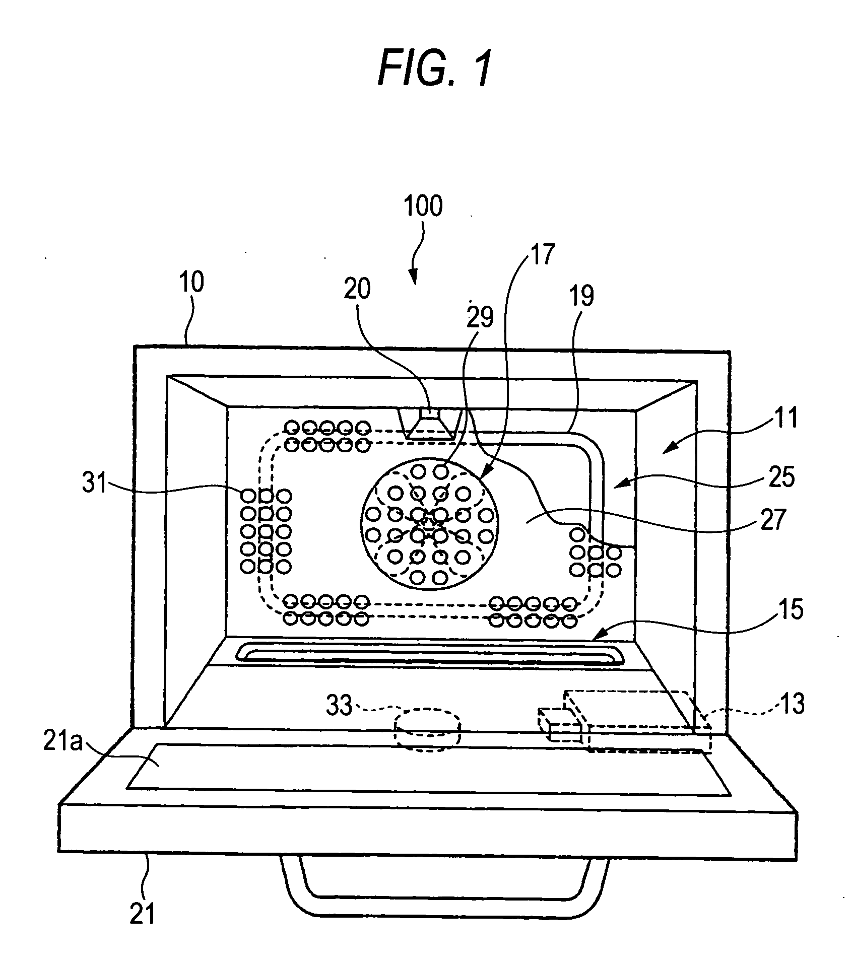 High frequency heating apparatus with steam generating function