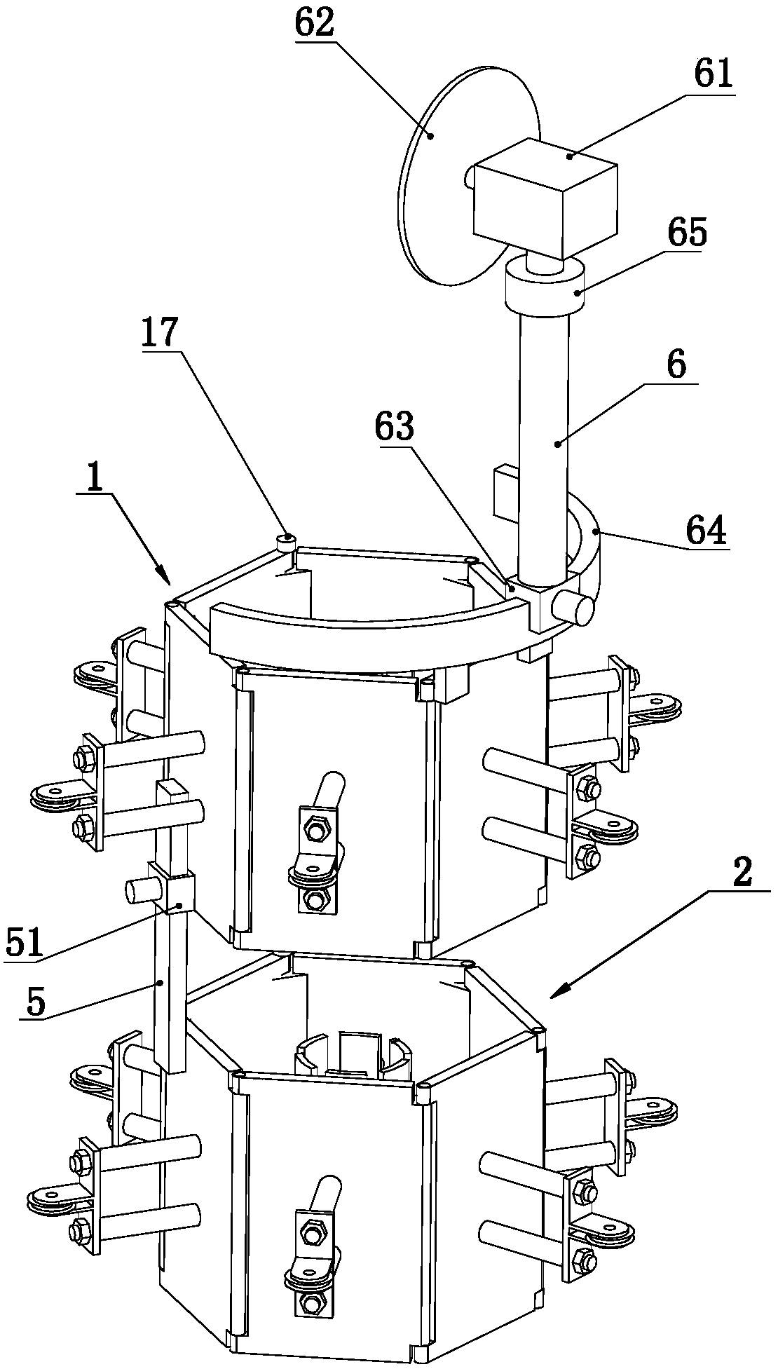 A kind of tree obstacle clearing device