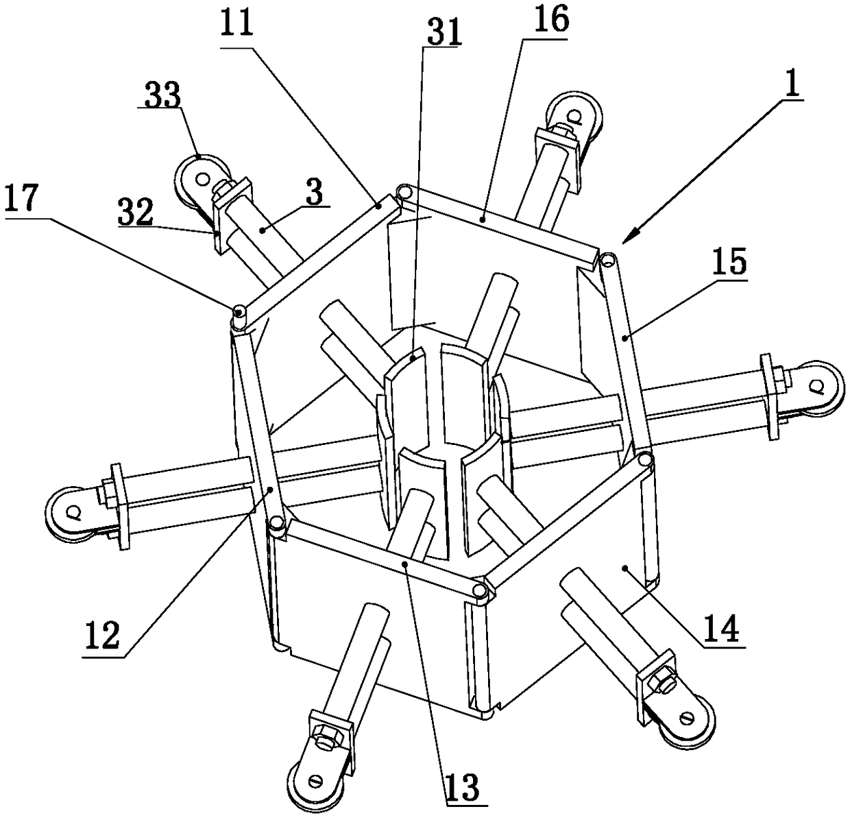 A kind of tree obstacle clearing device