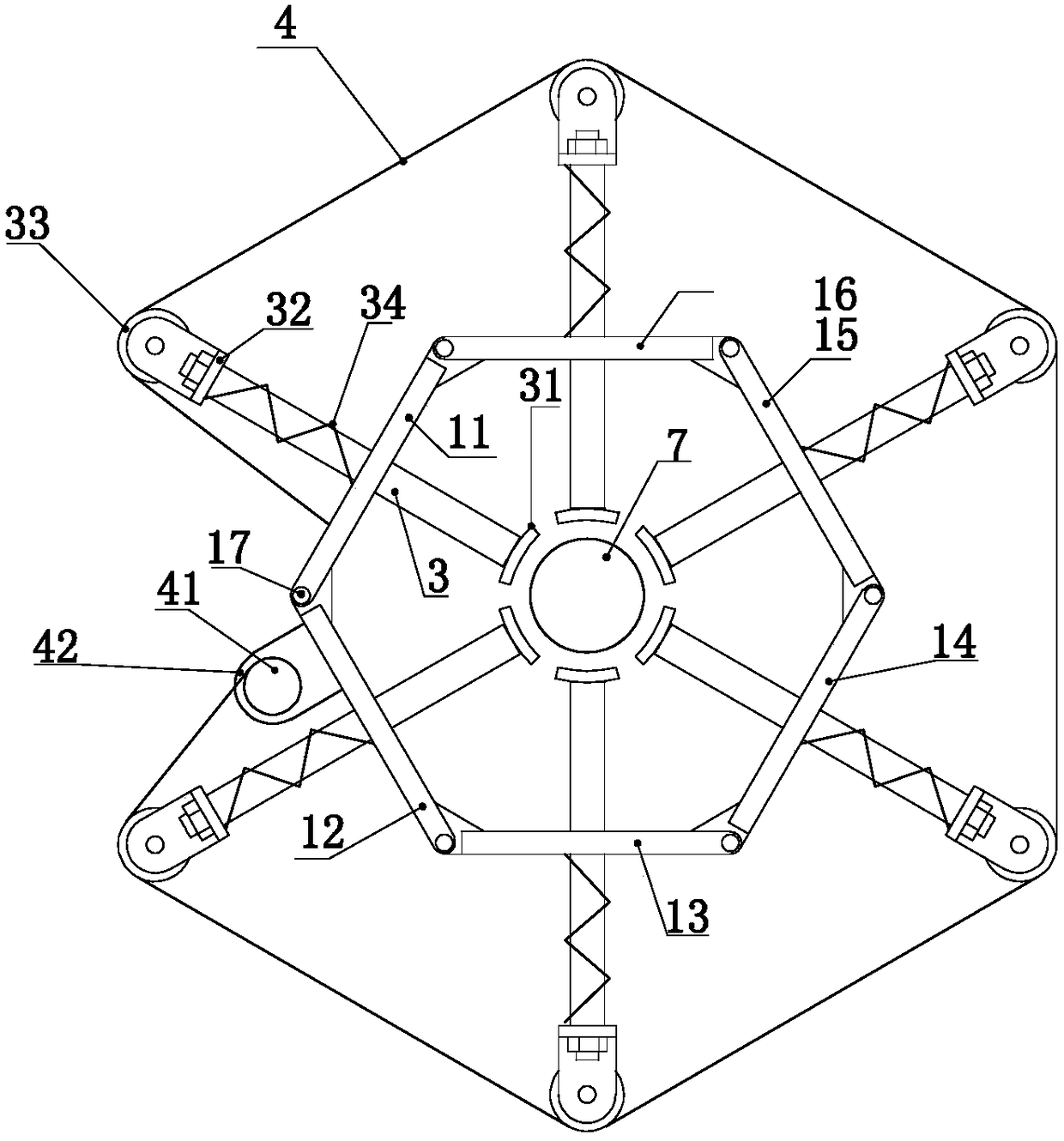 A kind of tree obstacle clearing device