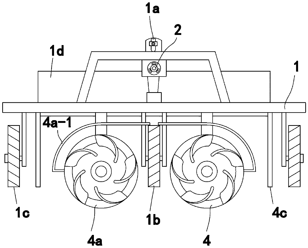 Horseshoe shoot planting device