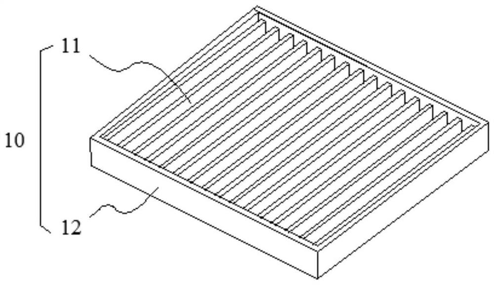 Nano silver active filter element and preparation method thereof