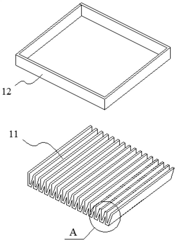 Nano silver active filter element and preparation method thereof