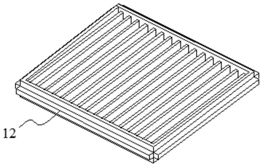 Nano silver active filter element and preparation method thereof