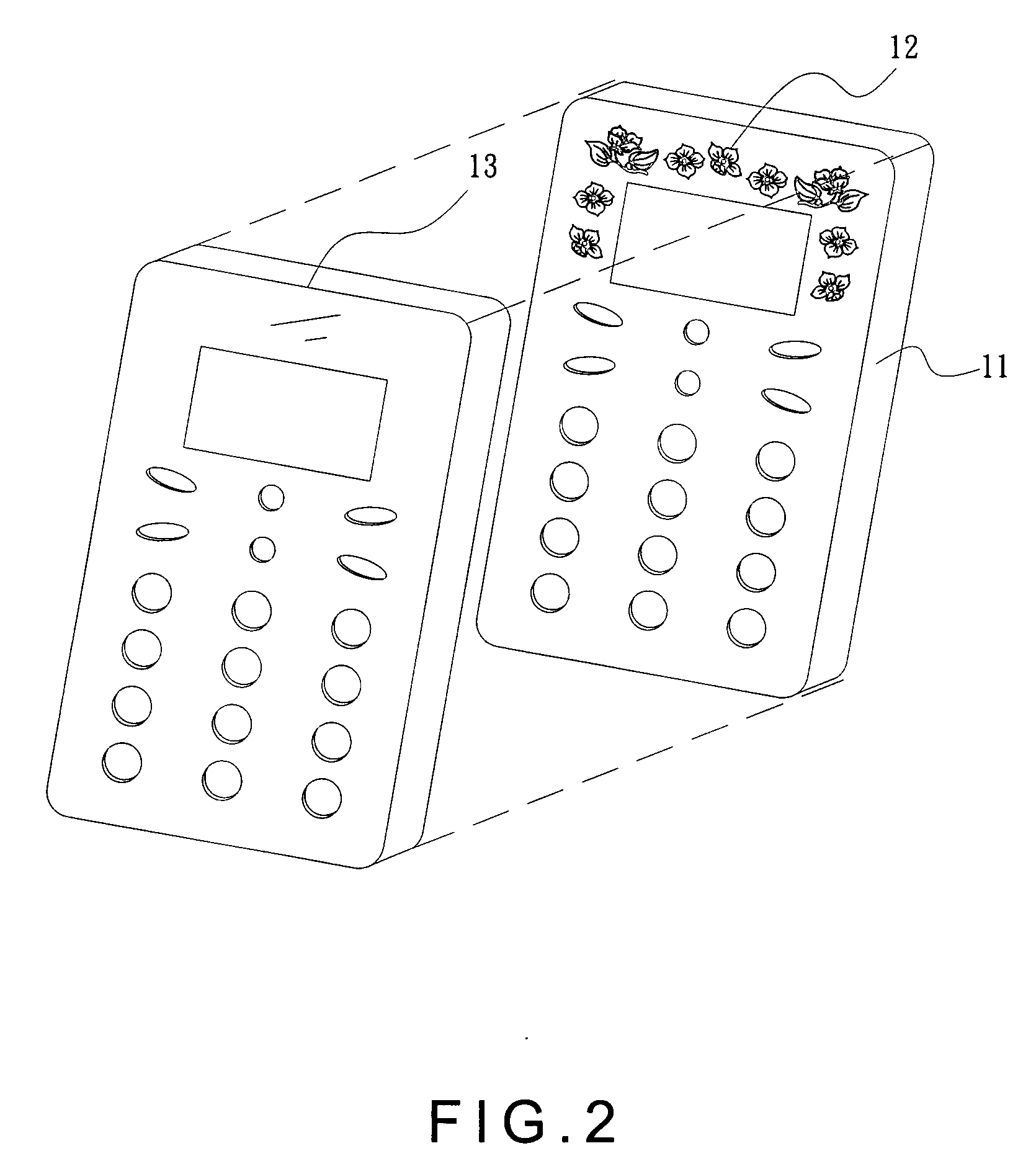 Skin having enameled metal structure for mobile device
