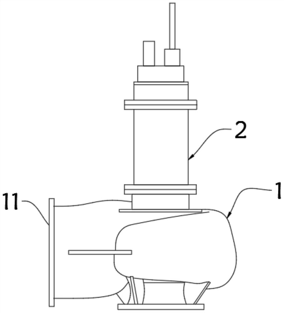 Permanent magnet immersed pump facilitating water leakage detection