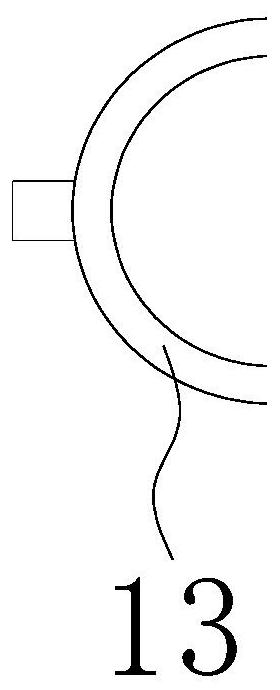 A heat treatment device for processing parts of conveying machinery