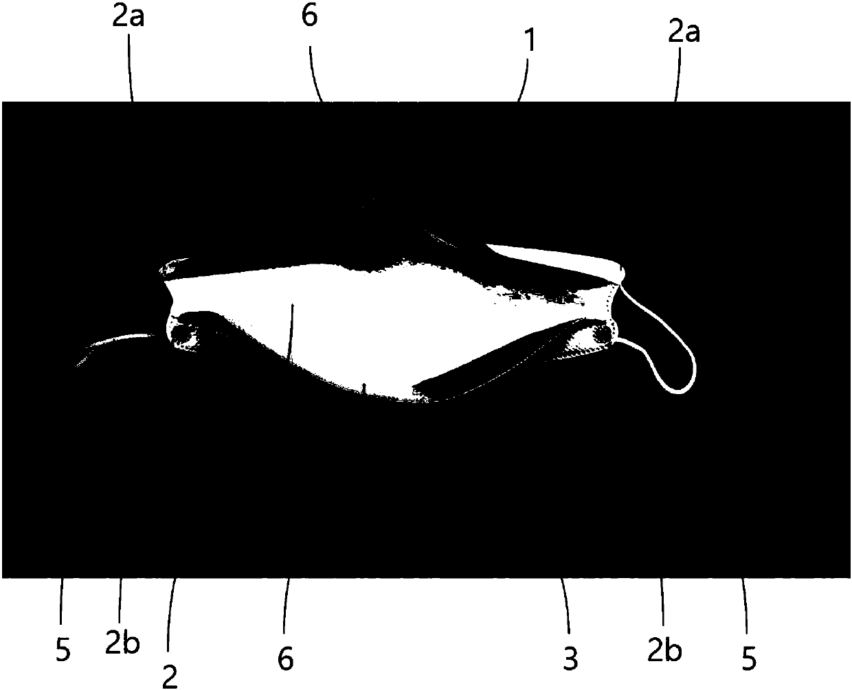 Method of manufacturing folding three face mask with in-depth fabric