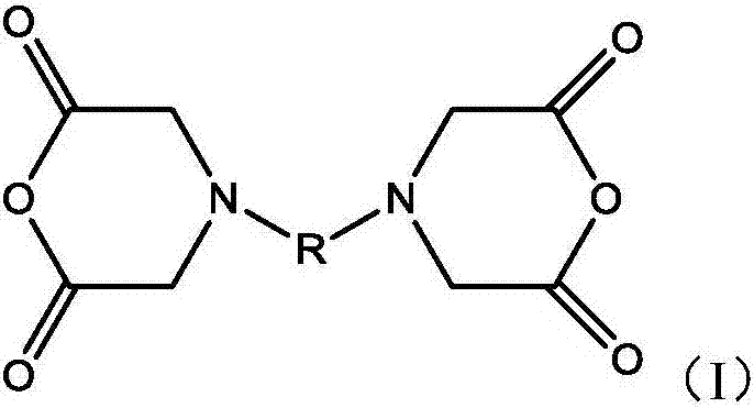 Reaction products of diamines with reaction products of monoamines and bisanhydrides as additives for electroplating baths