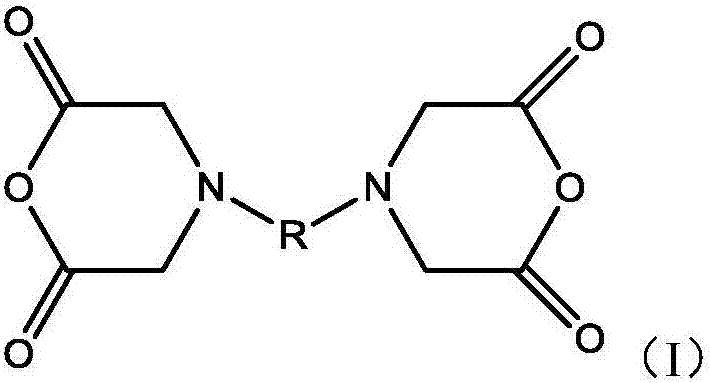 Reaction products of diamines with reaction products of monoamines and bisanhydrides as additives for electroplating baths