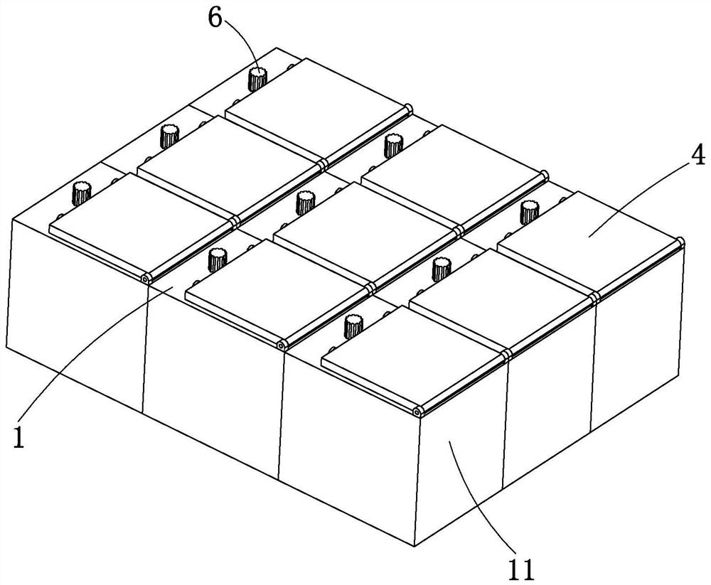 Stable box for lithium batteries