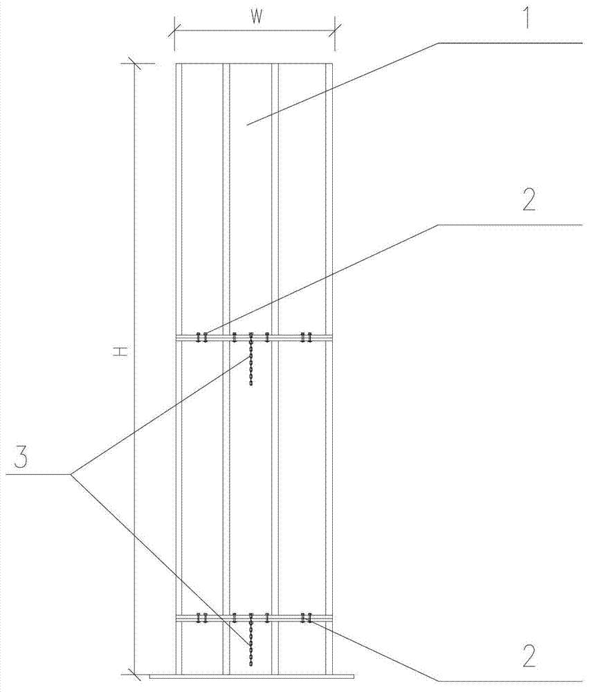 Segmental type antiglare shield