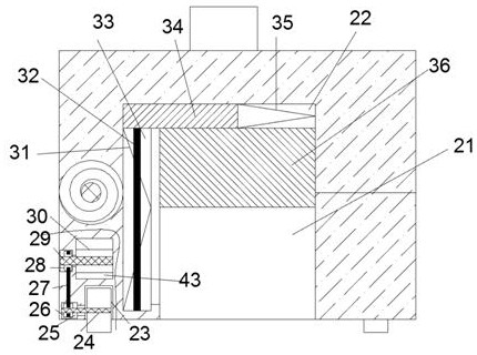 Portable auxiliary equipment for automatically burying cables in urban garden