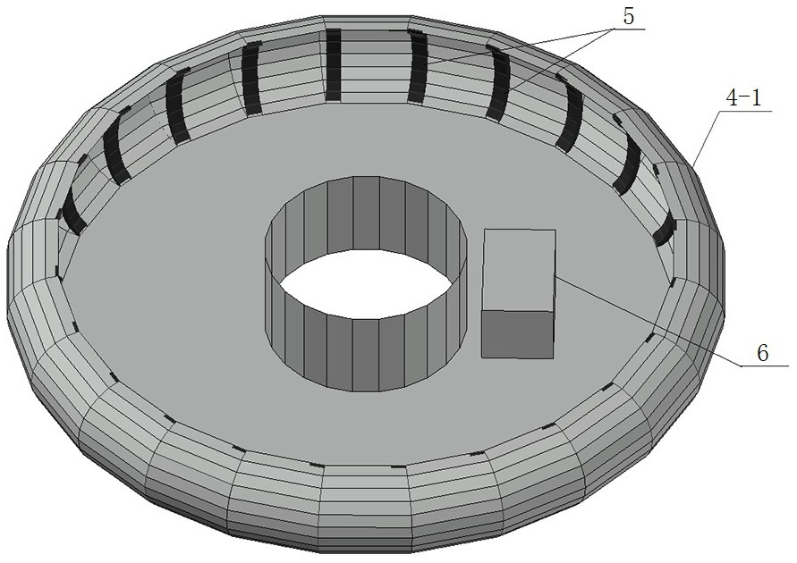 A suspended high-altitude emergency building platform structure