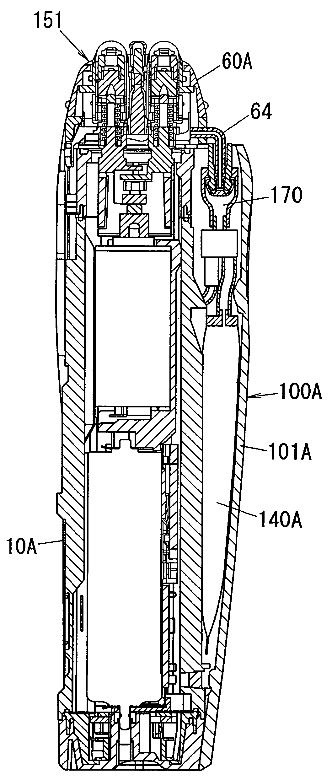 Hair removing device with a lotion applicator