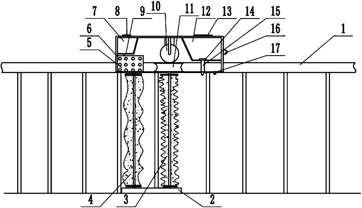 Indoor guardrail cleaning device