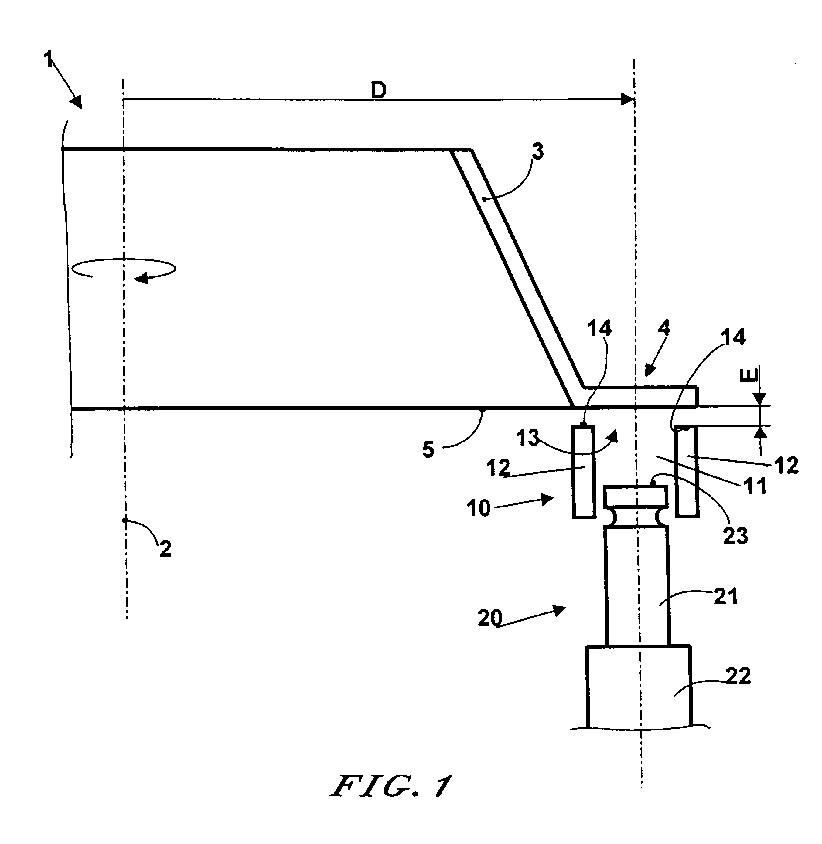 Method for the ultrasonic peening of large sized annular surfaces of thin parts