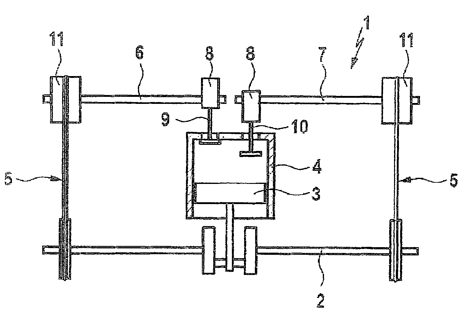 Device for variable adjustment of timing of gas exchange valves of internal combustion engine
