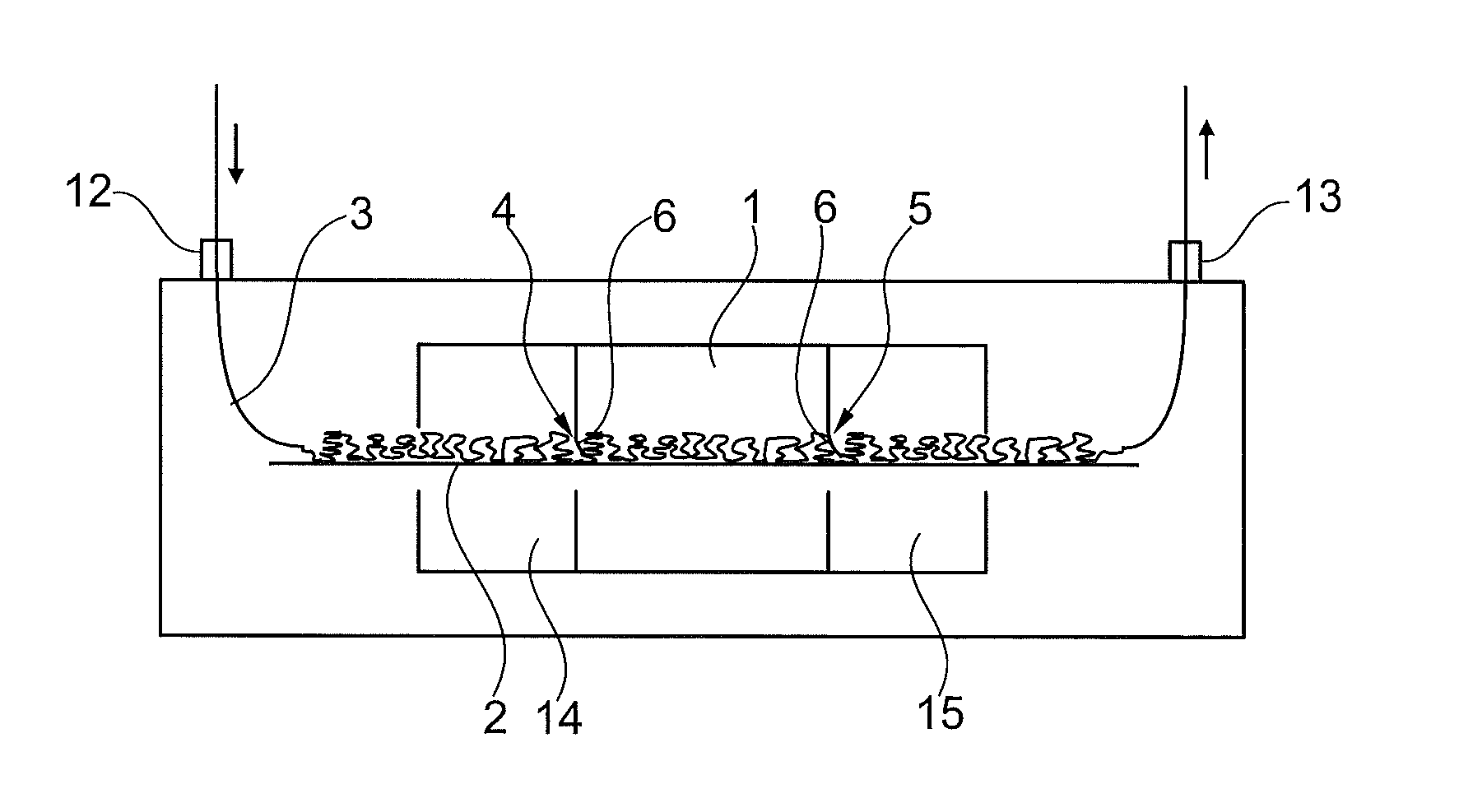 Device for the thermal treatment of yarns