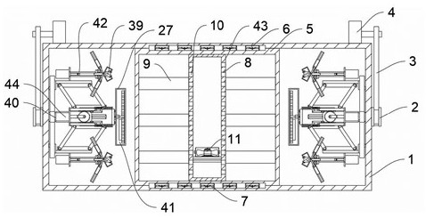 Big data server case dust removal device