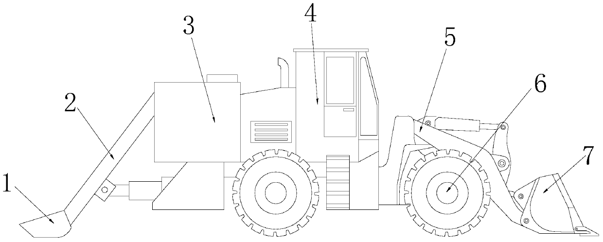 Automatic shoveling and transporting equipment