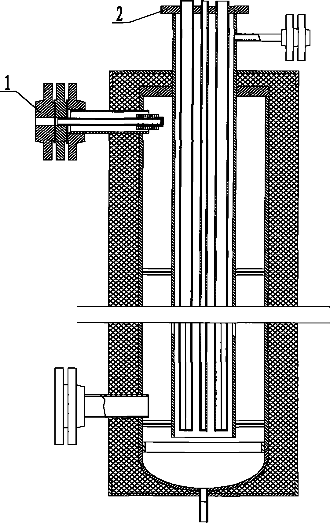 Deoxidation and drying integrated purifier