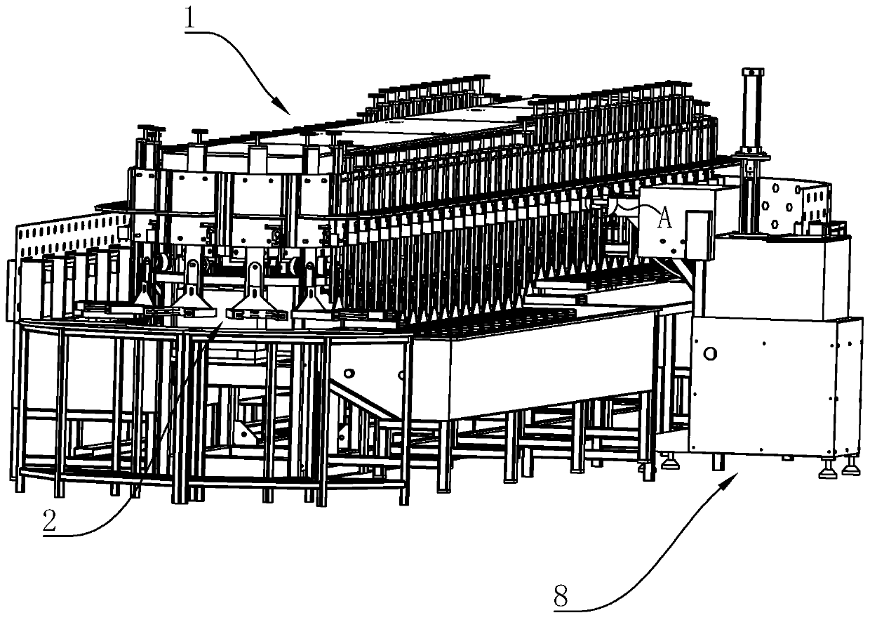 Filter element forming machine