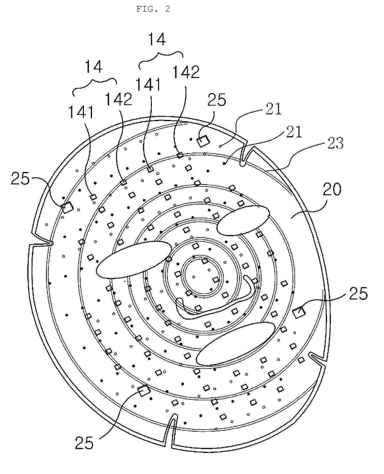 Device for activating mask pack, photon therapy mask pack device, and fiber based light emitting lighting device