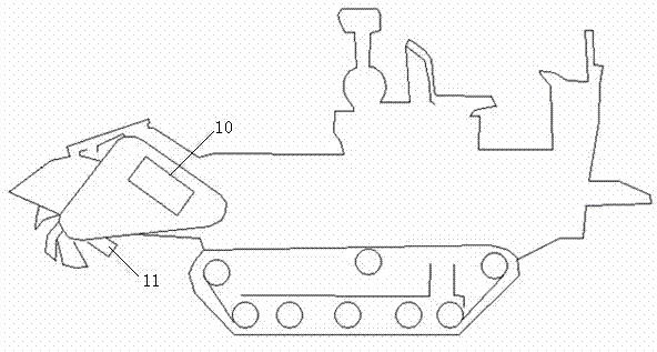 Working height adjusting and control system and method for rotary tillage tool of rotary cultivator