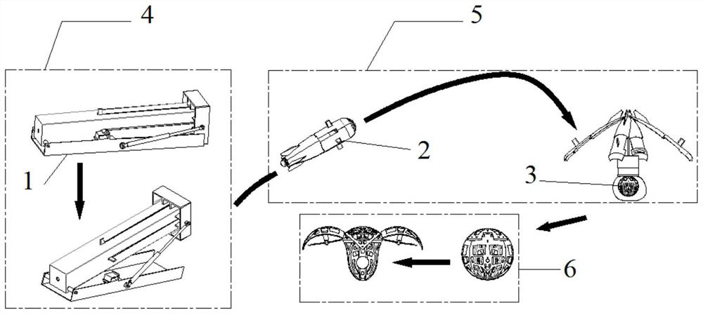 A combined aircraft based on barrel launch