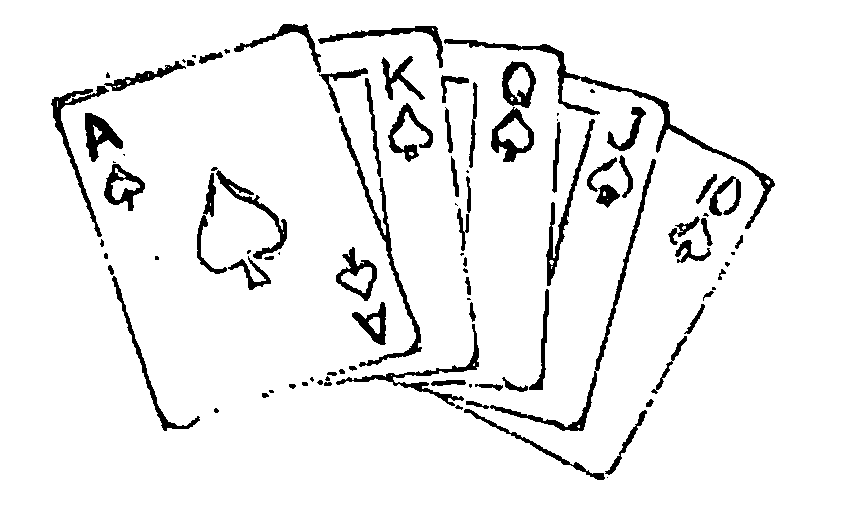20 card deck poker game and method therefor