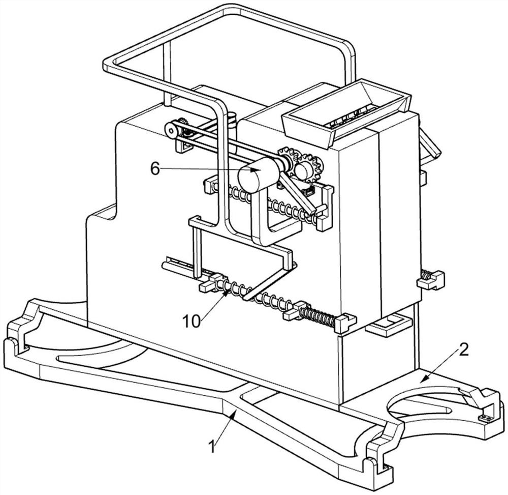 Kitchen waste dry-wet separation treatment device