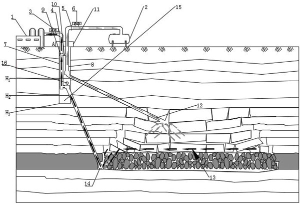 A method for simultaneous extraction and utilization of coalbed methane and accumulated water in goafs