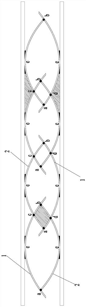 Sheet type buffer device for new energy automobile battery