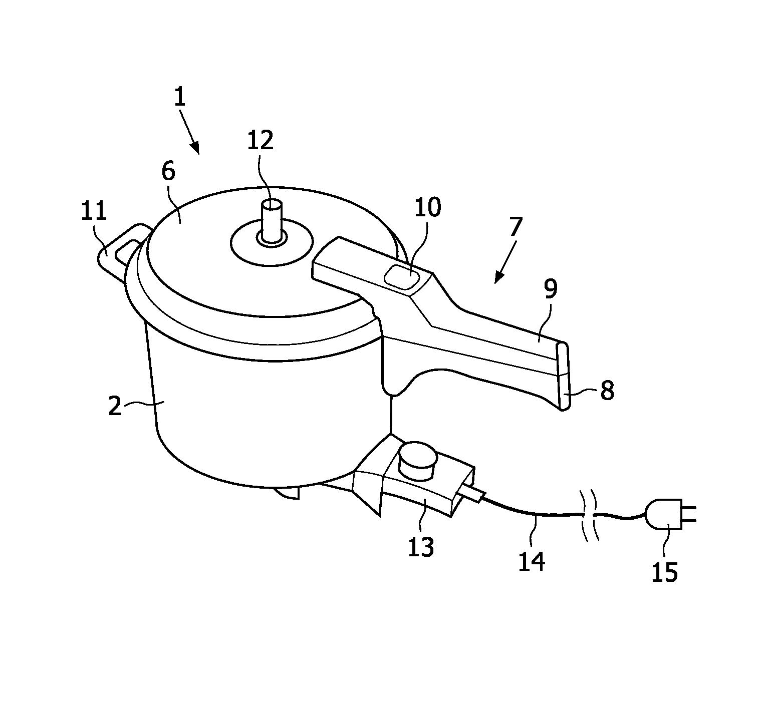 Method and device for cooking food such as rice