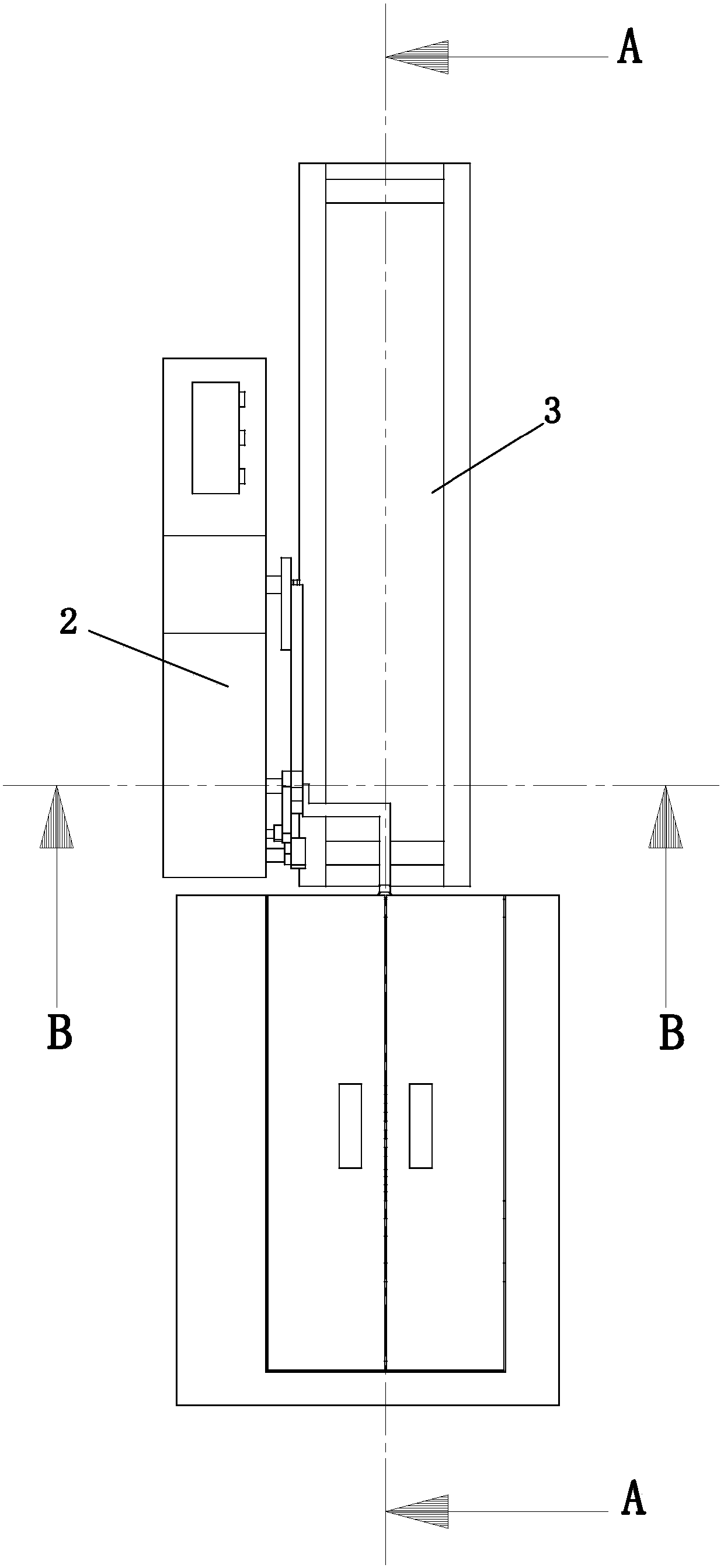 Automatic material moving device for wooden panels