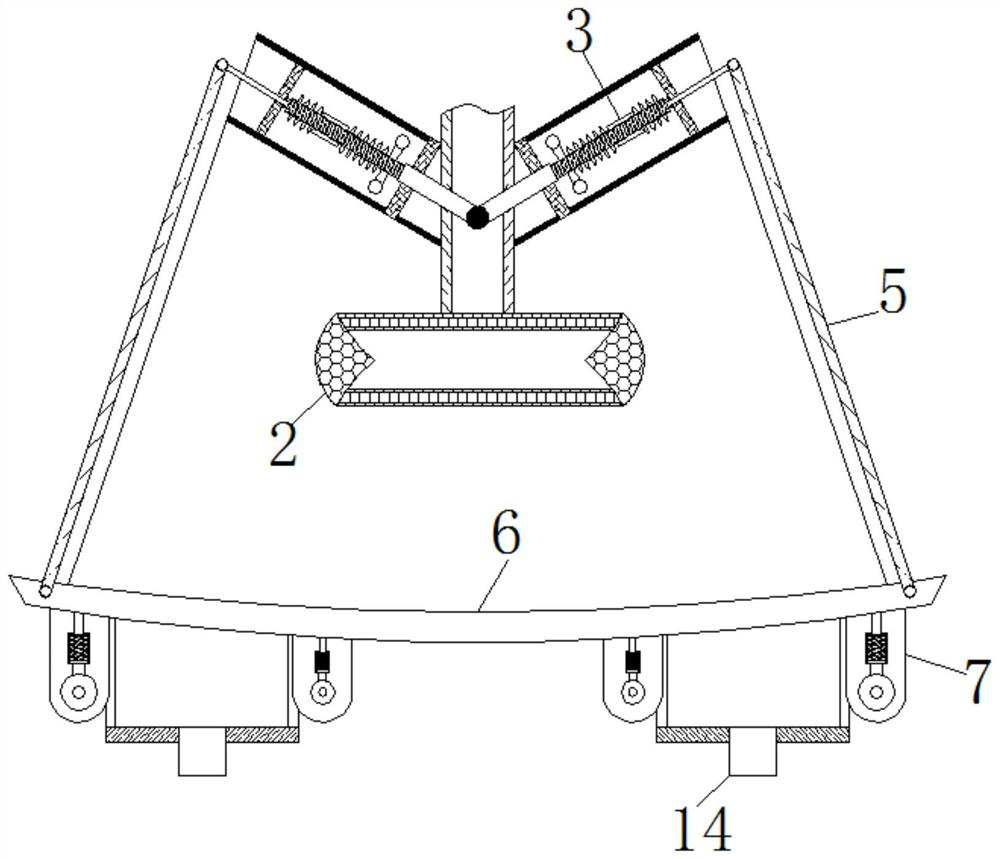 A processing and grinding device for simulated pattern of synthetic bottom plate