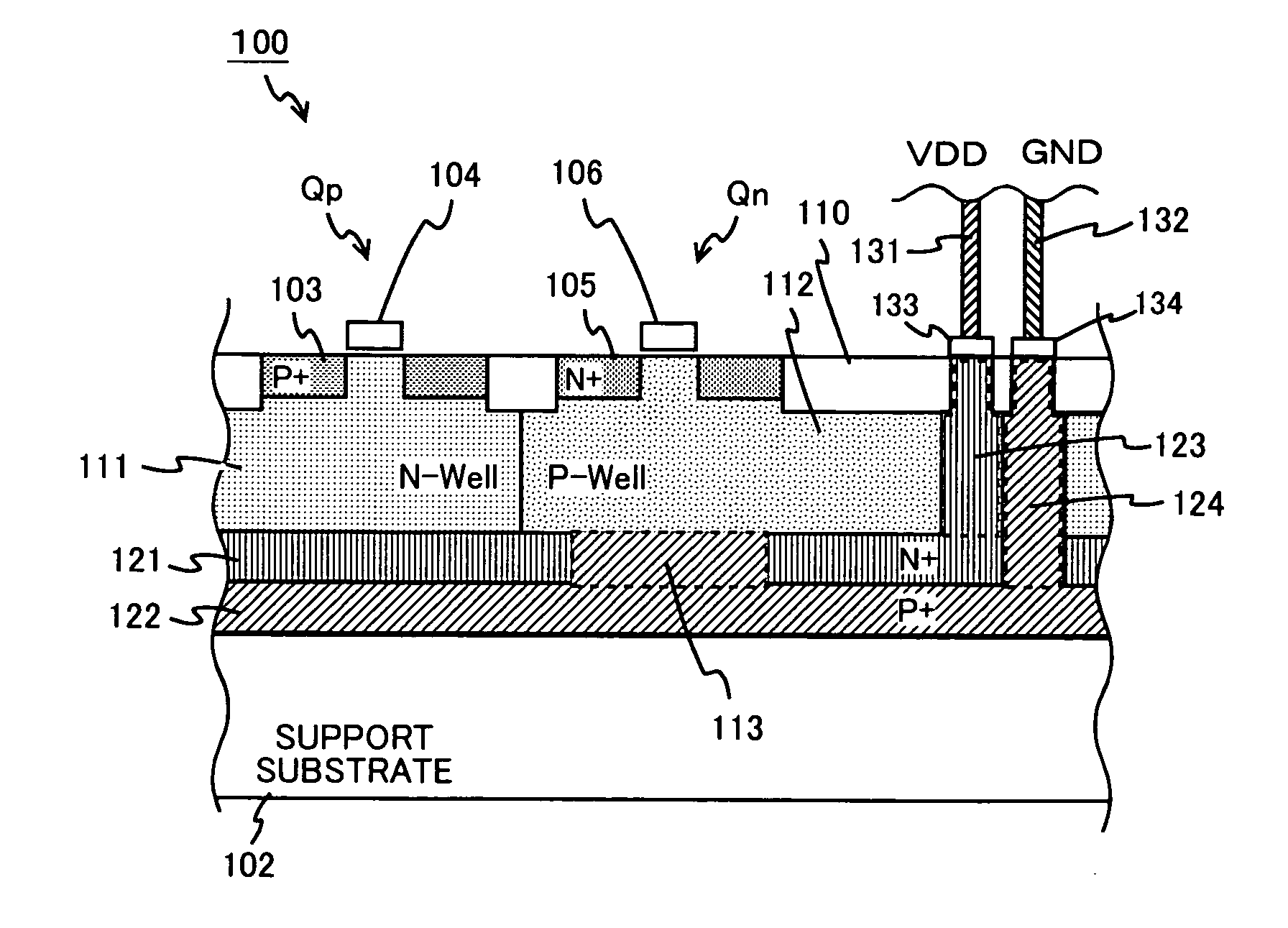 Semiconductor integrated device and manufacturing method for the same