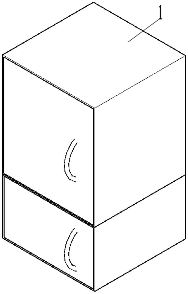 A vacuum biological sample storage device and biological sample storage method