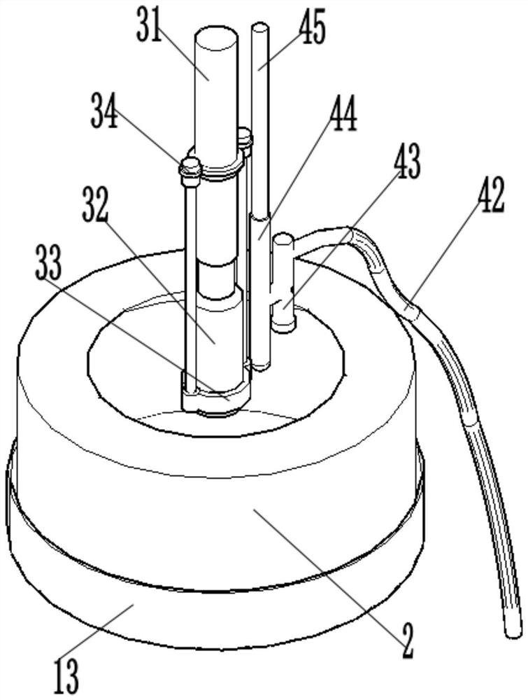 A vacuum biological sample storage device and biological sample storage method