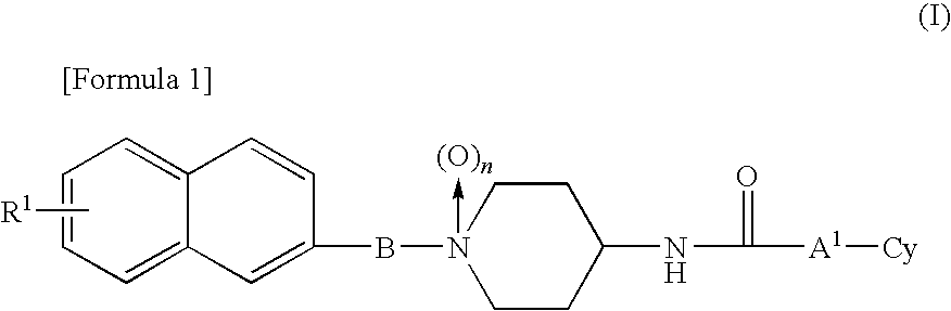 1-naphthyl alkylpiperidine derivative