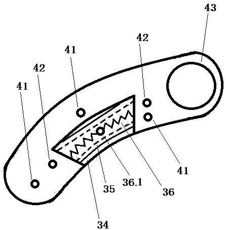 Auxiliary brake triple-safety device for beam-pumping unit