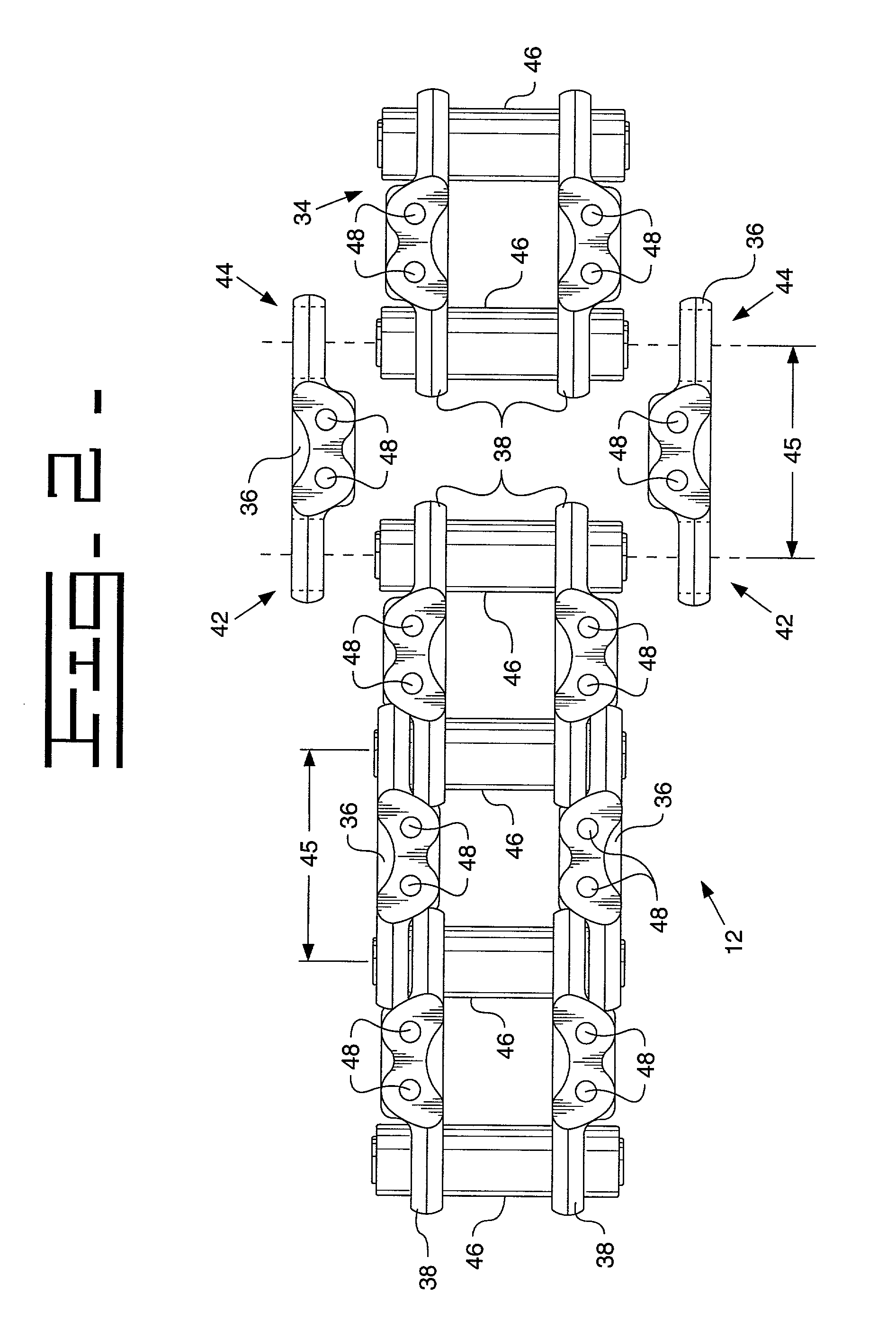 Method and apparatus for disassembling a track chain