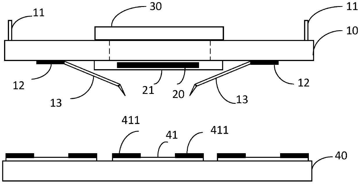 Probe card, detecting device and wafer detecting method