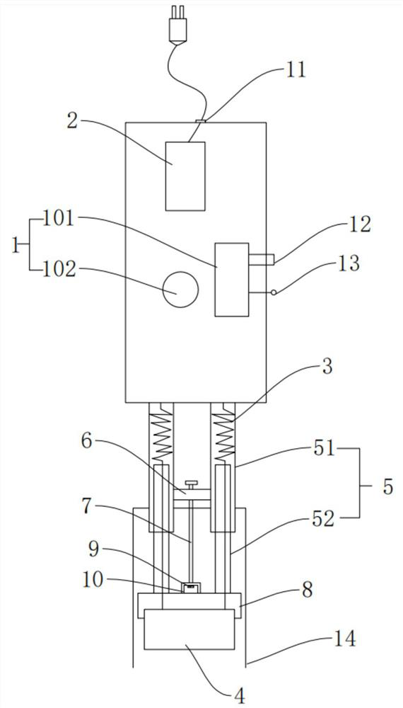 Device for drying closed plant wound