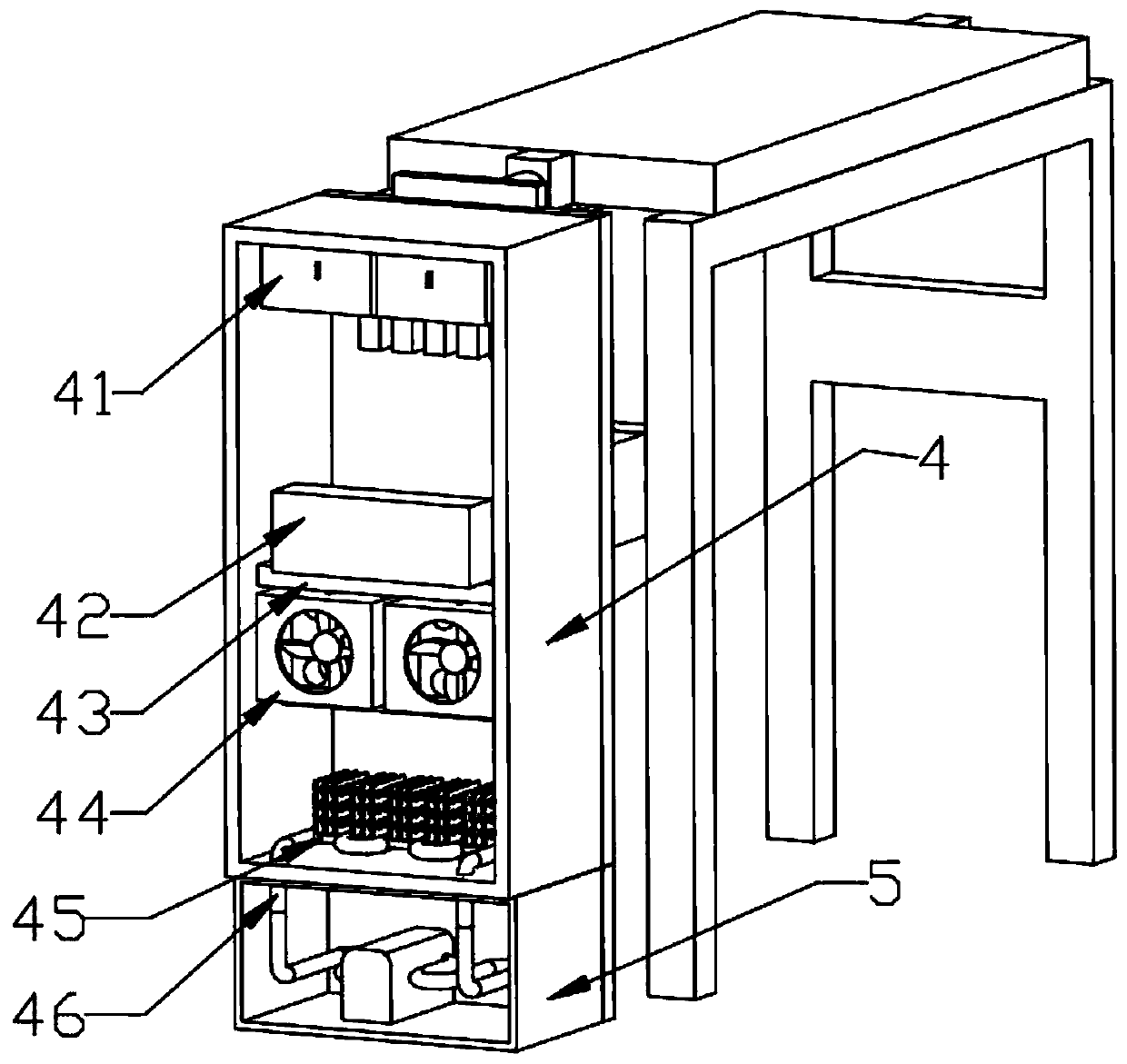 High-heat-dissipation electrostatic generation device