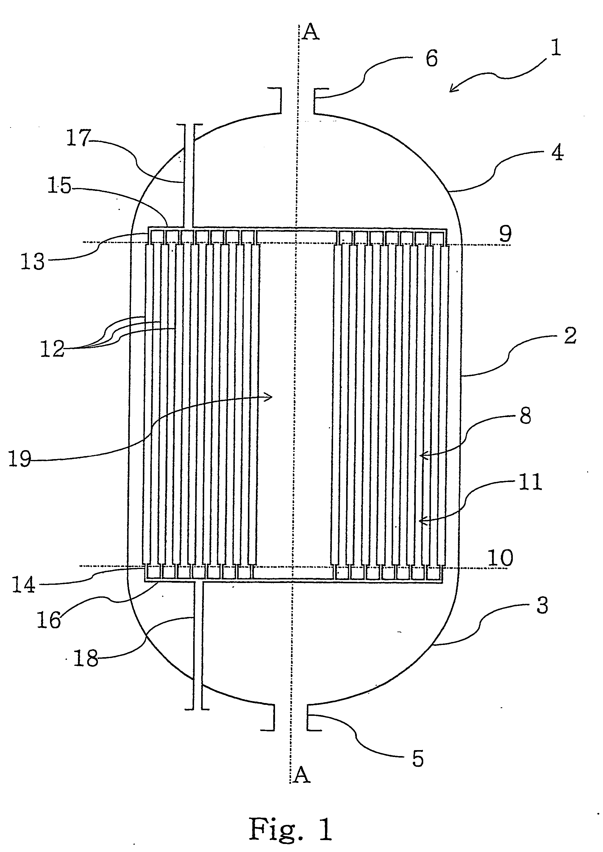 Pseudo-isothermal catalytic reactor