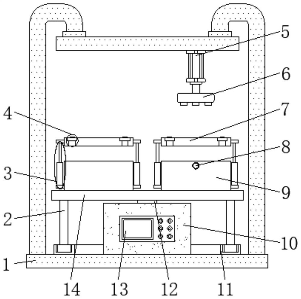 Vertical die-casting machine of multi-station structure
